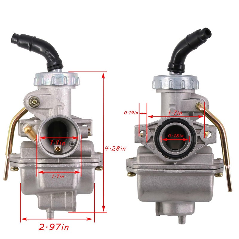HOOAI كاربراتير PZ20 لكازوما باجا 50cc 70cc 90cc 110cc 125cc تاو تاو كولستر 110B NST صن ل ATV رباعي الأشواط 4 ويلر كارتينغ دراجة نارية - Image 2